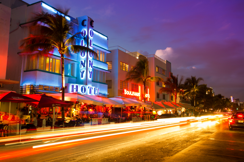 Ocean Drive Miami Beach.